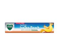 VICKS VapoDrops TripleAction, Sugar Free Lozenges with Menthol, Zinc and Vitamin C, Stick 42g