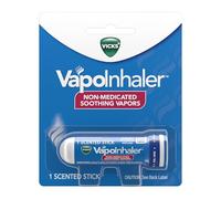Vicks VapoInhaler, Portable Nasal Inhaler, Non-Medicated, Soothing Vapors, Menthol Scent, 1 Count