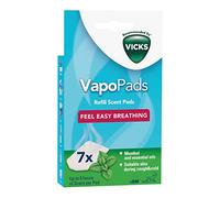 Vicks VapoPads Menthol - Scented Pads with Essential Oils - Pack of 1 - Compatible with our Humidifiers, Inhalers & Diffusers - Suitable for Colds and Congestion - Releases Soothing Vapours - VH7
