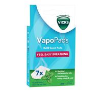 Vicks VapoPads Menthol - Scented Pads with Essential Oils - Pack of 1 - Compatible with our Humidifiers, Inhalers & Diffusers - Suitable for Colds and Congestion - Releases Soothing Vapours - VH7