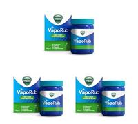 Vicks VapoRub 100 gr, Relief of Cough Cold & Flu Like Symptoms, Relieves 4 Cold Symptoms: Nasal Catarrh, Nasal Congestion, Cough & Sore Throat, Helps You Sleep for Adults & Kids (Pack of 3)