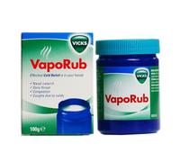 Vicks VapoRub 100 gr, Relief Of Cough Cold & Flu Like Symptoms, Relieves 4 Cold Symptoms: Nasal Catarrh, Nasal Congestion, Cough & Sore Throat, Helps You Sleep For Adults & Kids