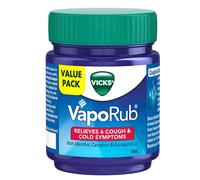 Vicks Vaporub Relief From Cold, Cough, Blocked Nose, Headache, Body Ache, Muscular Stiffness And Breathing Difficulty 50ml