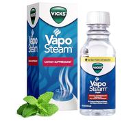 Vicks VapoSteam, 8 Ounce Medicated Vaporizing Liquid with Camphor to Help Relieve Coughing, For Use in Vicks Vaporizers and Humidifiers
