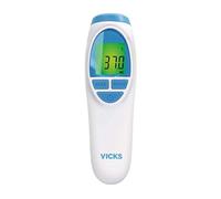 Vicks VNT200EU Thermometer with No Touch Technology (Clinically Tested Accuracy, Fever InSight, Quiet Mode, Fast Measurement)