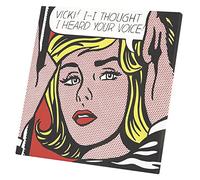 Vicky I / By Roy Lichtenstein / Pop Art / Comics Canvas Wall Art (40cm x 40cm)