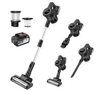 VickyHome Cordless Vacuum Cleaner, 15KPA Stick Vacuum with 3000mAh Rechargeable Battery, Cordless Powerful Hand Held Upright Pet Hair Cleaner, Up to 65 Mins Runtime, for Hardwood Floor Carpet Car