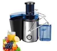 VickyHome Juicer Machines, Compact Juicers Whole Fruit and Vegetable 2 Speed Control Juice Extractor with Upgraded 400W Motor, Anti-Drip Function, Easy to Clean