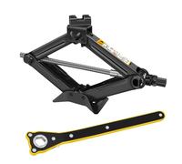 VickyHome Scissor Jack 2 Ton Car Floor Jack, Extend From 109mm to 380mm Hand Lift Up Jack Universal Jack Wind Up Tools for Home Home Garage, Black