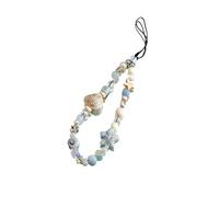 VICKYPOP Cute Shell Cell Phone Lanyard Strap Charms - Handmade Starfish Charms for Women Girl, Resin, No Gemstone