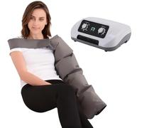 Vickyyy Air Compression Arm Massager, 4 Chambers Portable Home Use Electric Pressotherapy System for Lymphatic Drainage and Office Worker Relief