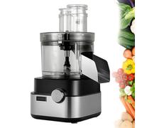 Vickyyy Commercial Vegetable Slicer, 600W Multifunctional Vegetable Slicer with 3 Cutting Heads and 5 Cutting Nets, for Onion, Garlic, Carrot, Potato, Fruit