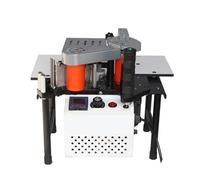 Vickyyy Portable Edge Gluer for Wood, Adjustable Speed 2-6 m/min, Double-Sided Gluing, Width 10-60 mm, Thickness 0.3-3 mm, Compatible with Plywood, PVC and ABS