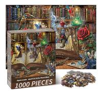 Vicloon 1000 Piece Jigsaw Puzzles, Spellbook Jigsaw Puzzles for Adults and Teenagers, Puzzle Sets for Challenging Puzzle Game and Family Play (70x50cm)