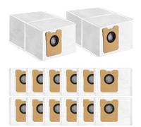 Vicloon 12 Pack Dust Bags Compatible with Eufy C20 Omni Robot Vacuum Cleaner, Large Capacity Replacement Disposable Dust Bags, 4 Layer Construction to Prevent Tearing