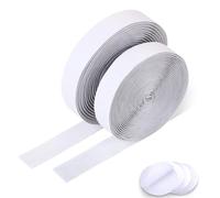 Vicloon Adhesive Tape, Adhesive gripping Tape, 10 m Hook Loop Tape, Particularly Strong Adhesive, All Types of Photo Frame Installation (White-2 cm x 10 m)