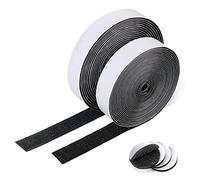 Vicloon Adhesive Tape, Adhesive gripping Tape, 15 m Hook Loop Tape, Particularly Strong Adhesive, All Types of Photo Frame Installation (Black-2 cm x 15 m)