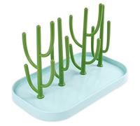 Vicloon Baby Bottle Drain Rack,Feeding Cup Holder with Detachable Brackets,Multifunctional Bottle Storage Drying Rack for Bottles,Teats,Cups,Reusable Baby Bottle Holder Baby Accessories(Green)