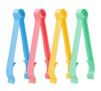 Vicloon Baby Bottle Tongs, 4 Pcs Baby Feeding Bottle Tongs Holder, Baby Bottle Nipple Pacifier Tong, Multi-Functional Anti-scalding Non-Slip Bottle Clips for Infants Newborns