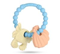 Vicloon Baby Teething Toy - Silicone Crab Teether, Easy to Hold and Clean, Teething Toy for Boys and Girls (Blue)