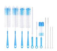 Vicloon Bottle Brushes, 11Pcs Multipurpose Bottle Cleaning Brushes, Non-Scratch Water Bottle Cleaner Set for Baby Bottle Tube Pipe Flask Straws Brush