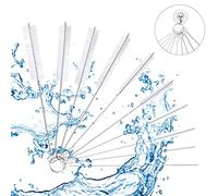 Vicloon Bottle Cleaning Brushes, 10 Pcs Tube Brush Nylon Bottle Pipe Cleaner Set for Bottle Glasses Straw Cleaning