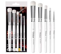 Vicloon Dry Brush Miniature Painting, 5 Sizes Hobby Detail Paint Brushes, Drybrush Set for Miniatures Warhammer Citadel Model Paint, Professional Modellers Miniature Paints Brushes for 40K Citadel