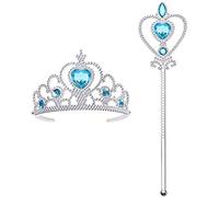 Vicloon Elsa Princess Tiara, Tiara Crown Elsa Dress Up Accessories Set for Party, Cosplay