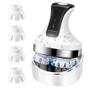 Vicloon Head Massager Scalp, 4 Modes Electric Head Massager, Cordless Heads Massagers Scalp with 8 Soft Silicone Heads, Waterproof, Portable Handheld Massagers for Stress Relax, Gift for Women Men