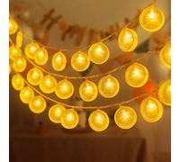 Vicloon Lemon Fairy Lights, 3m 20 LED Fruits Lemon String Lights, Battery Powered, Outdoor Indoor String Fairy Light for Bedroom, Party, Wedding, Garden, Camping, Christmas Decoration