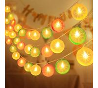 Vicloon Lemon Fairy Lights, 3m 20 LED Fruits Lemon String Lights, Battery Powered, Outdoor Indoor String Fairy Light for Bedroom, Party, Wedding, Garden, Camping, Christmas Decoration