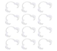 Vicloon Mouth Opener,12 Pcs Dental Mouth Opener,C-Shape Cheek Retractors，Mouthpieces Replacement Cheek Retractors for Open Mouth Game, Dentistry,Teeth Whitening,Suitable for Adults and Kids
