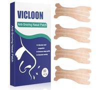 Vicloon Nasal Strips 80 Pcs Nose Strips Breathing, Relieve a Blocked Nose Due to Colds, Allergies, Snore Strips for Sports and Sleep, Nose Strips for Snoring, Snoring Strips Drug-Free