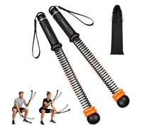 Vicloon Weighted Ropeless Battle Ropes, 2Pcs Adjustable Weights Cordless Battle Ropes with Non-Slip Handles, Training Cordless Battles Rope for Low-Impact Workout, Strength & HIIT, Home Gym Office