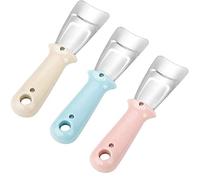 VICMAT Pack of 3 Fridge Ice Scraper, Defroster Ice Scraper Freezer Kitchen Cleaning Devices for Freezer Fridge (Blue Pink Green)