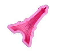 VICMAT Silicone Eiffel Tower Mold, Pink, Food-Grade, Heat Resistant, Dishwasher Safe, Versatile Mold for Baking, DIY Decorating Supplies Tool for Cake, Pudding, Chocolate, Soap, Polymer Clay