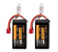 VICMILE 7.4 V Lipo Battery 1200 mAh 2S 35C High Discharge Rate Rechargeable Lithium Battery with Deans T Plug Fit for WLtoys RC Cars A949 A959 A969 A979 K929 and Most 1/10 1/16 1/18 1/24 RC Cars