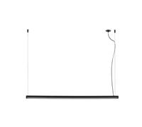 Luminosa Lighting Luminosa Vico 115Cm Black Pendant Lamp With Recessed Canopy