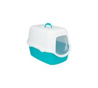 Vico Litter Tray for Cats Turquoise/White