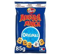 Vico Monster Munch - The Perfect Salty Snack for Aperitif - 85g Fun to Chew - Pack of 4