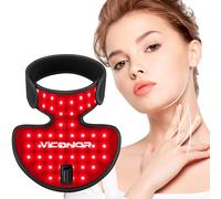 Viconor Neck and Chest Red Light Therapy FDA Cleared Red and Infrared Light Therapy for Body Firming Beauty Device for Smoother, Firmer and Glowing Skin at Home and Travel