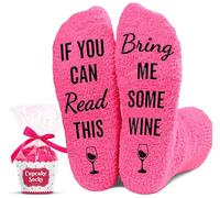 VICRAZY Wine Gifts for Men, Women - Funny Socks - Gifts for Lovers - Stuff, Stocking Stuffers, Wine01, 4.5-9 UK