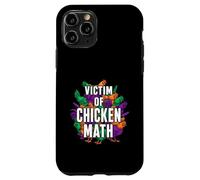 Victim Of Chicken Math Funny Backyard Poultry Farmer Case for iPhone 11 Pro