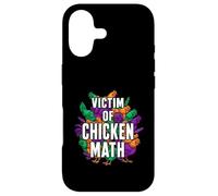 Victim Of Chicken Math Funny Backyard Poultry Farmer Case for iPhone 17
