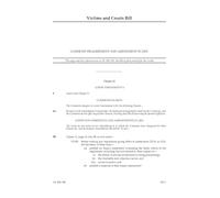 Victims and Courts Bill Commons disagreement and amendment in lieu (House of Lords) HLB 190