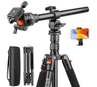 Victiv 102"/ 259cm Tripod for Camera Aluminum, Overhead Tripod with Rotatable Horizontal Arm, Tall Camera Tripod for Travel with Ball Head, Compatible with Canon/Sony/Nikon/iPhone Smartphone