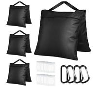 Victiv 4 Pack Sand Bags for Light Stand Photo Studio, Gazebo Weights Heavy Duty Sandbags, 22.4×10.4" Oxford Cloth Weight Bags for Tripod, Pop up Tent, Sun Umbrella Base, Fishing Chair, Max Load 11.7kg