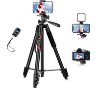 Victiv 64'' Tripod for iPhone, Phone Tripods with Remote and Mobile Phone Stand