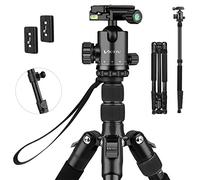 Victiv 81" Aluminum Camera Tripod, Travel Outdoor Tripods & Monopod with Ball Head, Phone Holder and Quick Release Plate, Professional Heavy Duty Foldable Tripod Max Load 22lbs