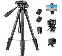 Victiv Camera Tripod for Canon Nikon Sony, 67.7"/172cm Portable Aluminum Camera